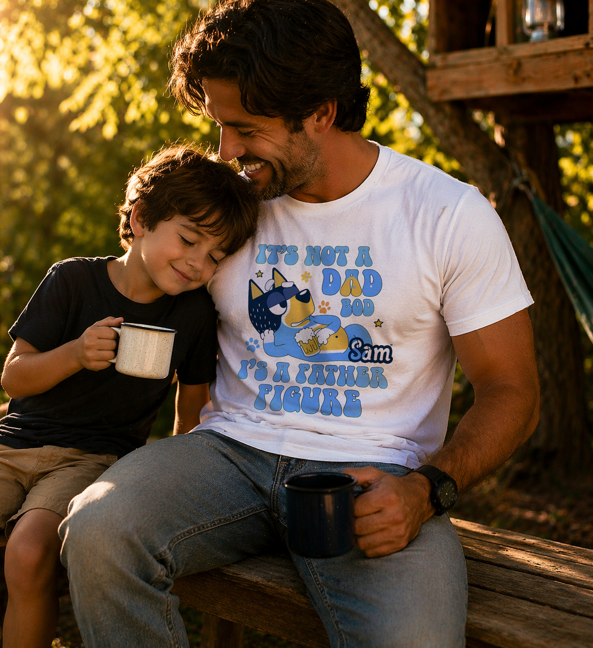 It's Not a Dad Bod, It's a Father Figure - Personalized Men's Tee