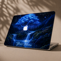 3D 'Celestial Willow' | Premium Glowing Blue Tree MacBook Hardshell Case