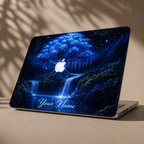 3D 'Celestial Willow' | Premium Glowing Blue Tree MacBook Hardshell Case