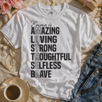 Personalized Name Shirt for Women — Custom Acrostic Tee with Positive Words | Gift for Her, Mom, Best Friend